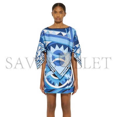 PUCCI VIVARA PRINT SKIRT 5URV375U730P10